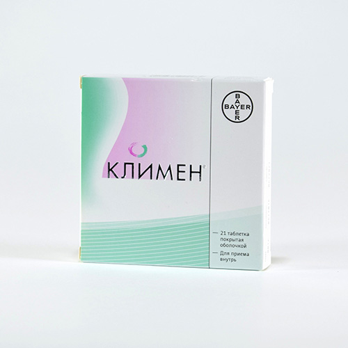 Климен, таблетки, покрытые оболочкой, 21 шт. фото