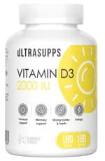 Ультрасаппс витамин D3, 2000 МЕ, капсулы, 180 шт. фото