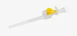 SFM катетер для периферических вен, 1 шт, желтый, G24 (0.7х19 мм), с дополнительным портом фото