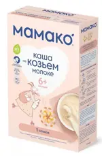 Мамако каша 5 злаков на козьем молоке, 6+ мес, каша детская молочная, 200 г, 1 шт. фото