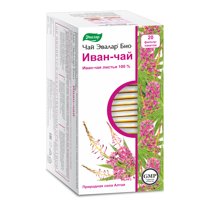 Чай Эвалар Био Иван-чай, фиточай, 1.5 г, 20 шт. фото