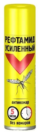 Рефтамид Усиленный Антикомар, аэрозоль для наружного применения, 150 мл, 1 шт. фото