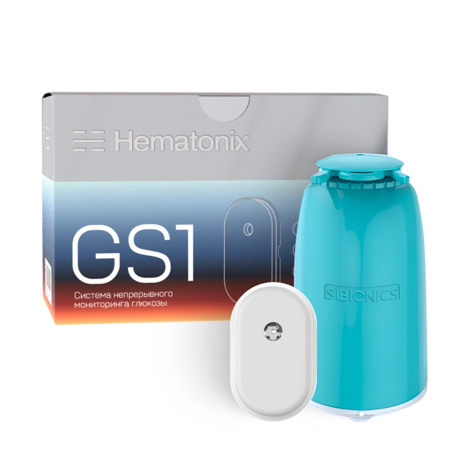 Hematonix GS1 система непрерывного мониторинга глюкозы модель GS1Sb, 1 шт. фото