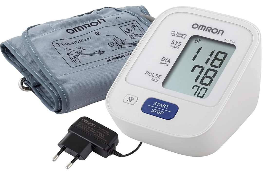 Тонометр автоматический Omron M2 Eco, 1 шт, с адаптером и стандартной манжетой (22-32 см) фото