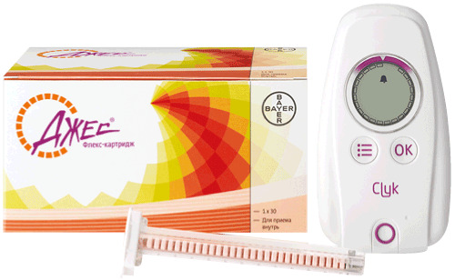 Джес, 3 мг+0.02 мг, таблетки, покрытые пленочной оболочкой, 30 шт, с флекс-картриджем фото