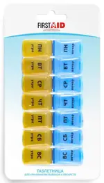 Ферстэйд таблетница разборная 7 дней утро и вечер, 1 шт. фото