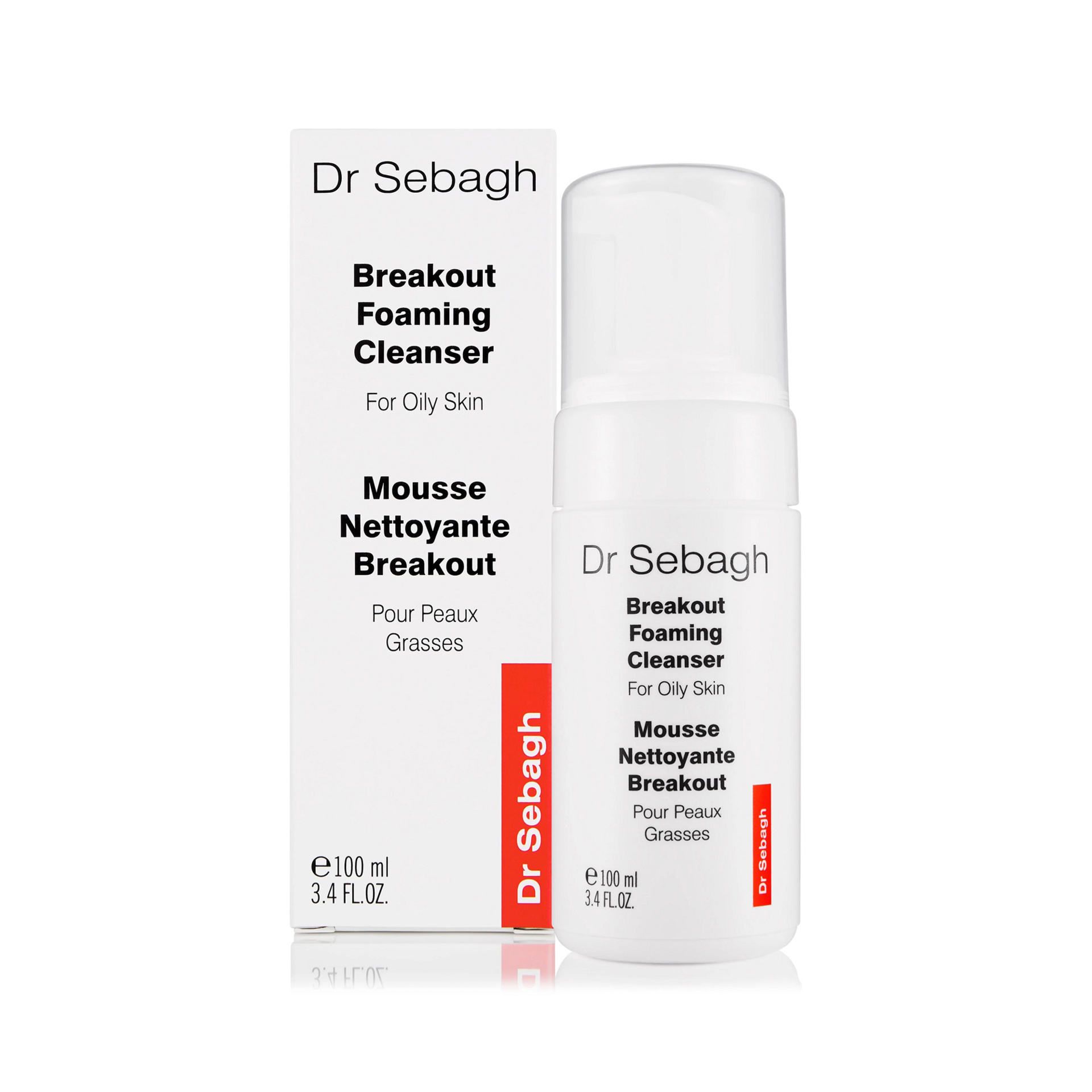 Dr Sebagh пенка очищающая для жирной кожи и с акне, пенка для лица, 100 мл, 1 шт. фото