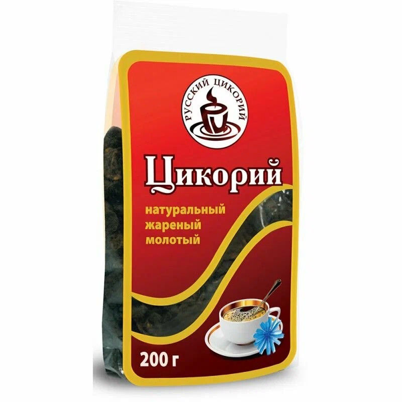 Русский Цикорий молотый жаренный, порошок растворимый, 200 г, 1 шт. фото