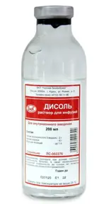 Дисоль, раствор для инфузий, 200 мл, 1 шт. фото