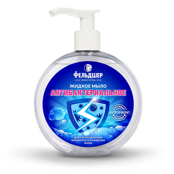 Фельдшер Антибактериальное жидкое мыло, 300 мл, 1 шт. фото