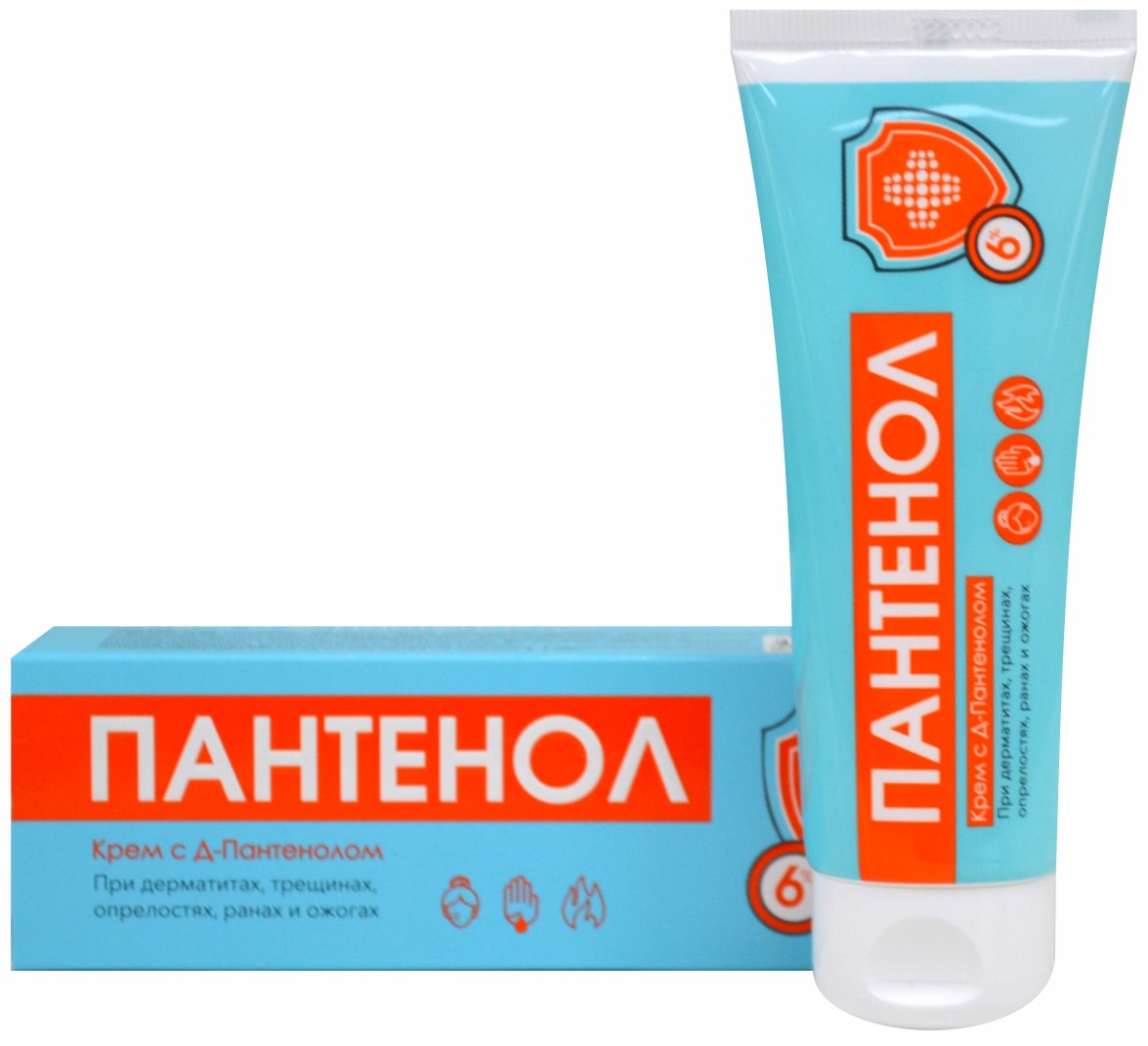 Пантенол 6%, крем для тела, 75 мл, 1 шт. фото