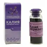 Калия перманганат, порошок для приготовления раствора для местного и наружного применения, 15 г, 1 шт. фото