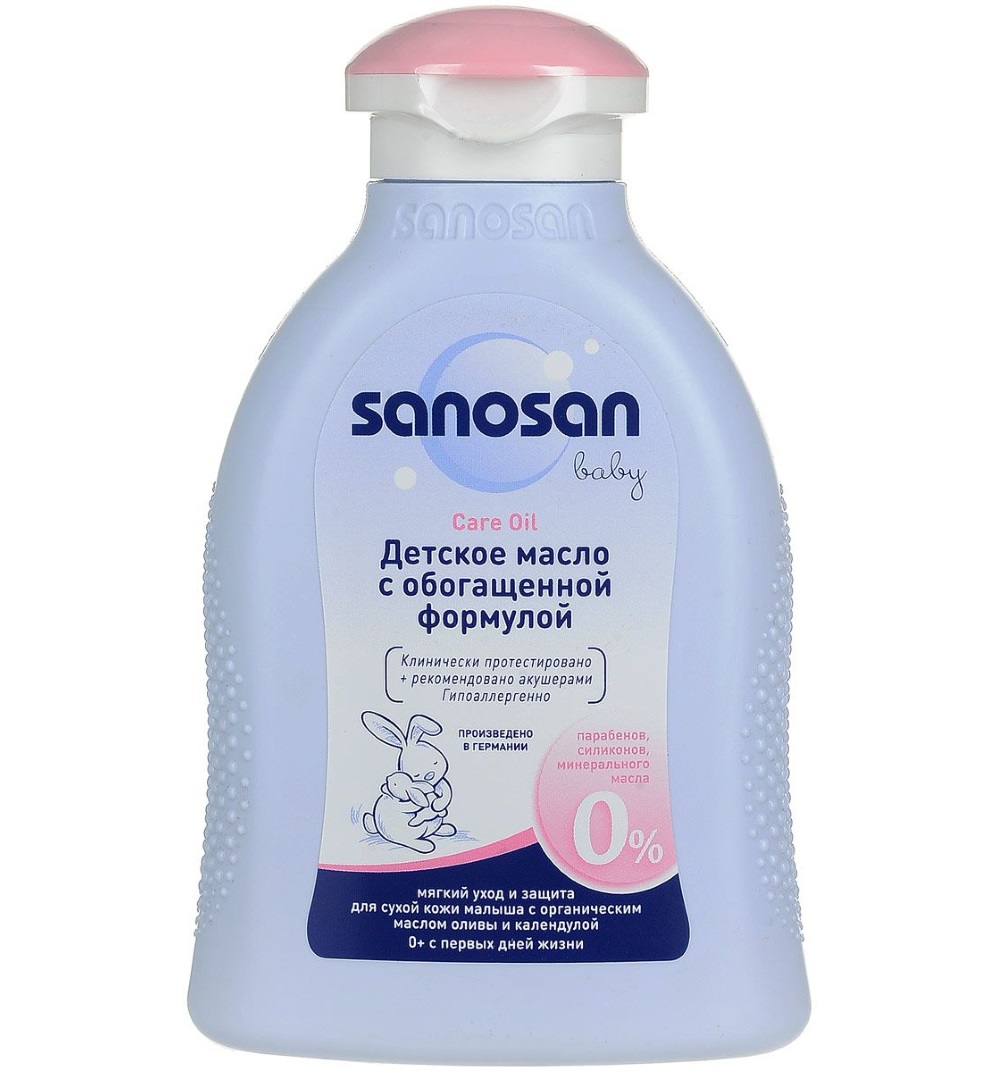 Sanosan Baby Масло с обогащенной формулой, масло для детей, 200 мл, 1 шт. фото