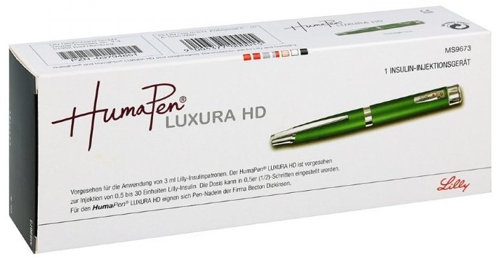 ХумаПен Люксура Инъектор для введения инсулина, шприц-ручка, 1 шт. фото
