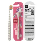 Splat juicy lab магия единорога зубная щетка детская с ионами серебра мягкая, щетка зубная, 1 шт, жемчужная фото 2