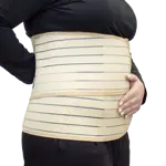 B.Well Care Бандаж на брюшную стенку, XL, 1 шт, бежевый, арт. W-422, с гибким ребром жесткости фото 2