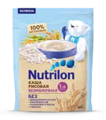 Nutrilon каша рисовая, каша детская безмолочная, 180 г, 1 шт. фото