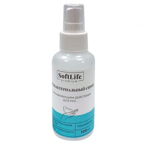 СофтЛайф Спрей для рук антибактериальный увлажняющий, спрей для наружного применения, 100 мл, 1 шт. фото