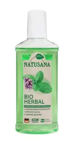 Natusana Bio herbal Ополаскиватель для полости рта, раствор для полоскания полости рта, 250 мл, 1 шт. фото