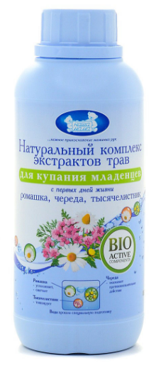 Наша Мама Комплекс экстрактов трав Ромашка, череда, тысячелистник, жидкость для ванн, 1000 мл, 1 шт. фото