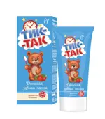 Тик-Так с ароматом клубники, паста зубная, 62 г, 1 шт, детская фото