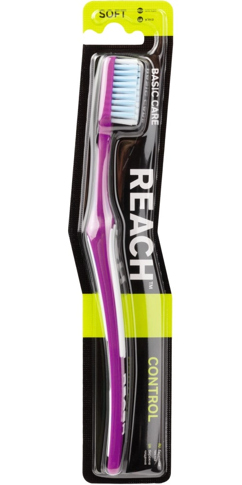 Reach Control Зубная щетка, щетка зубная, 1 шт, мягкая фото