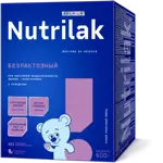 Nutrilak Premium Смесь молочная безлактозная, 0+ мес, смесь молочная сухая, 600 г, 1 шт. фото