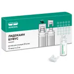 Лидокаин буфус, 20 мг/мл, раствор для инъекций, 2 мл, 10 шт. фото