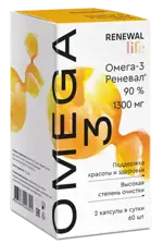 Омега-3 Реневал 90%, капсулы, 60 шт. фото