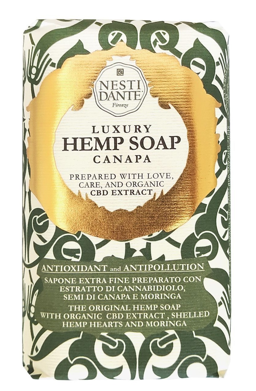 Nesti Dante Мыло Роскошное конопляное, мыло, 250 г, 1 шт. фото