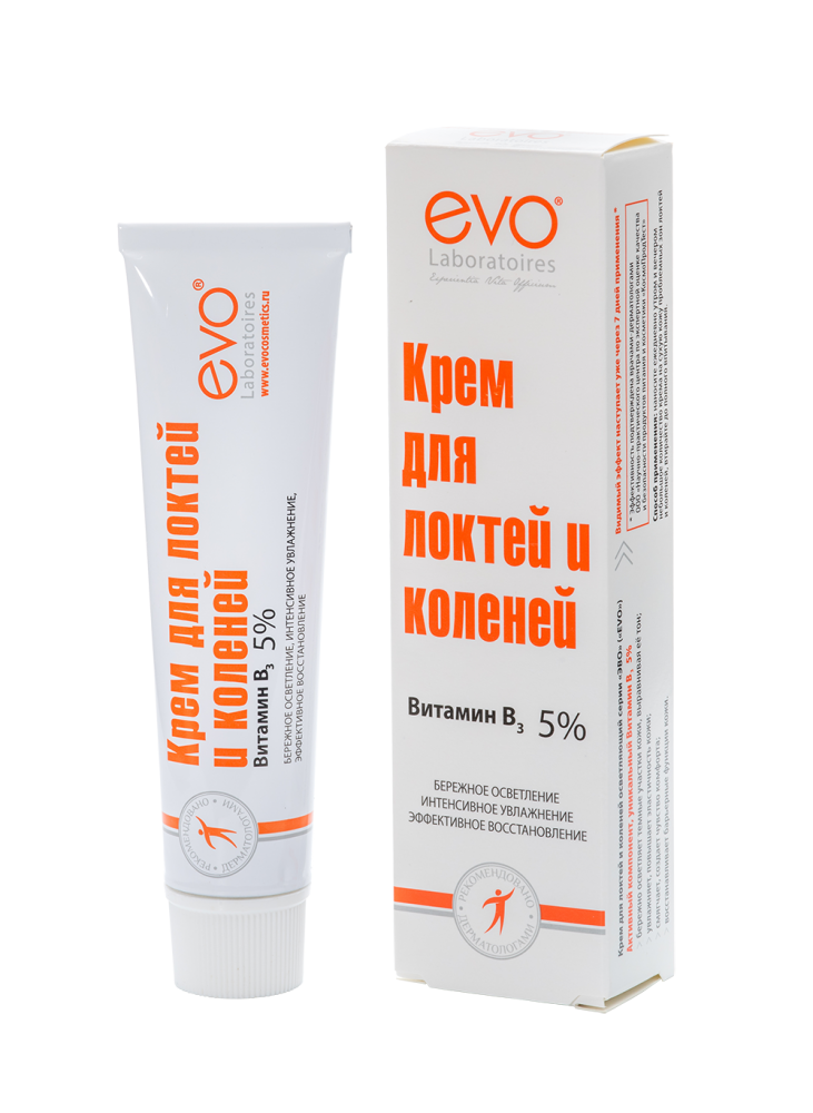EVO Крем для локтей и коленей осветляющий, крем, 46 мл, 1 шт. фото