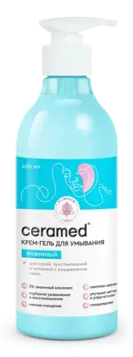 Ceramed Крем-гель для умывания энзимный, гель для умывания, 400 мл, 1 шт. фото