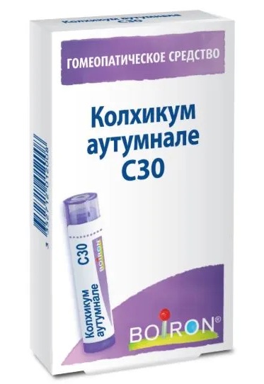 Колхикум аутумнале С30, гранулы гомеопатические, 4 г, 1 шт. фото