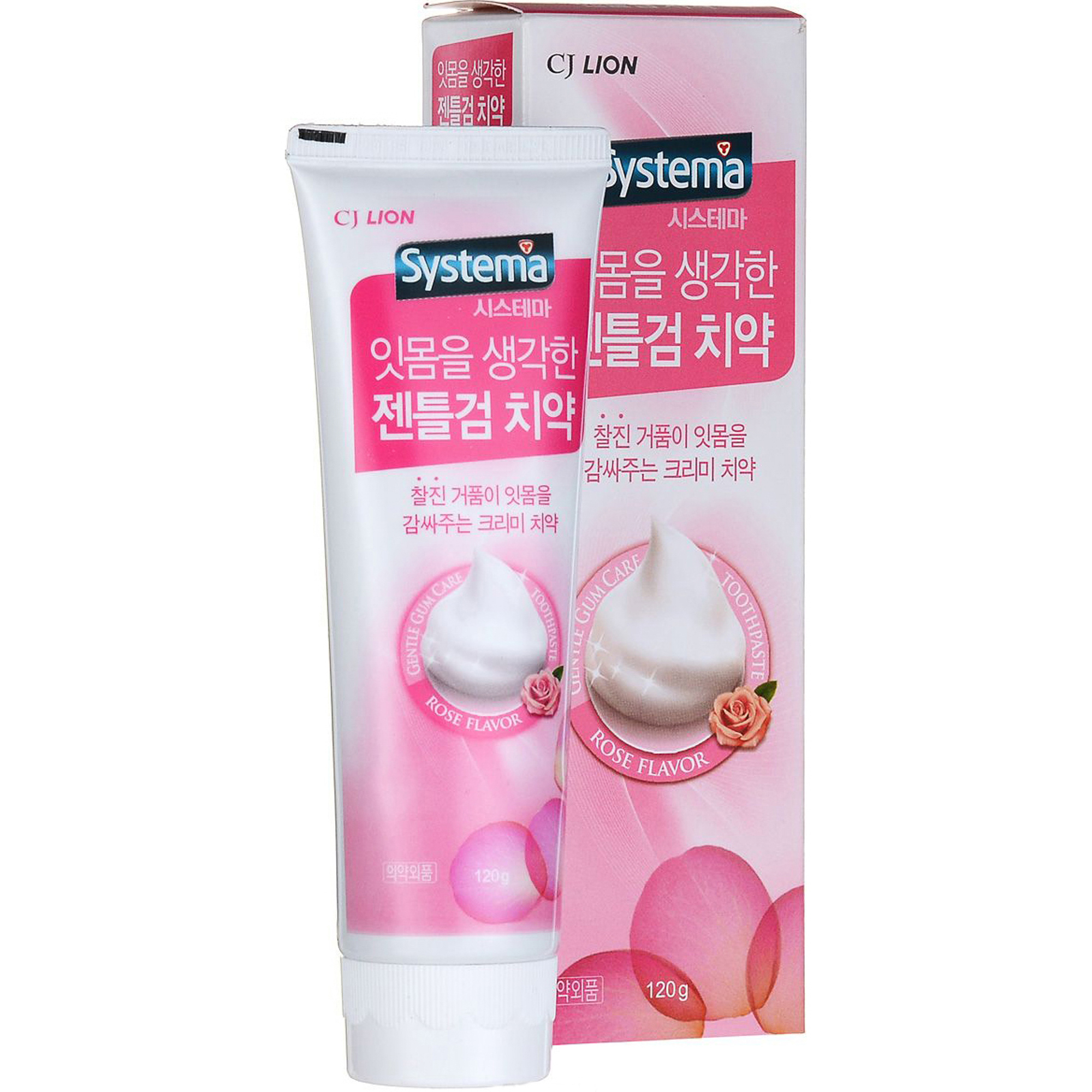 Lion Dentor Systema Зубная паста для чувствительных десен, паста зубная, 120 мл, 1 шт, с ароматом розы фото