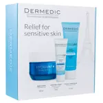 Дермедик Hydrain 3 ночной крем 50 мл + крем под глаза 7 мл + очищающий гель 25 мл, набор, 1 шт. фото