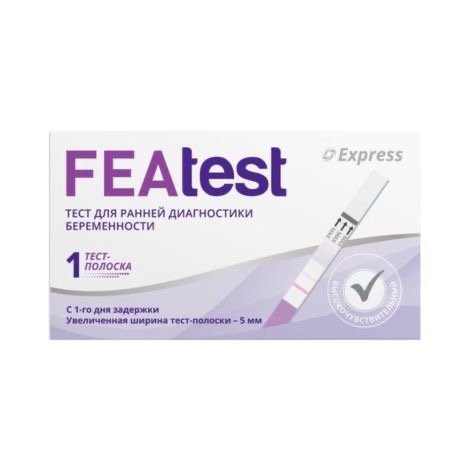 FeaTest Тест на беременность, тест-полоска, 1 шт. фото