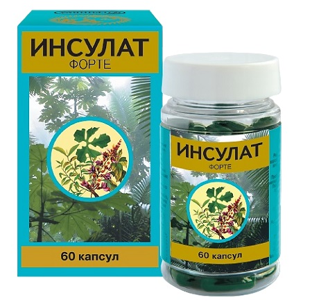 Инсулат форте, 500 мг, капсулы, 60 шт. фото