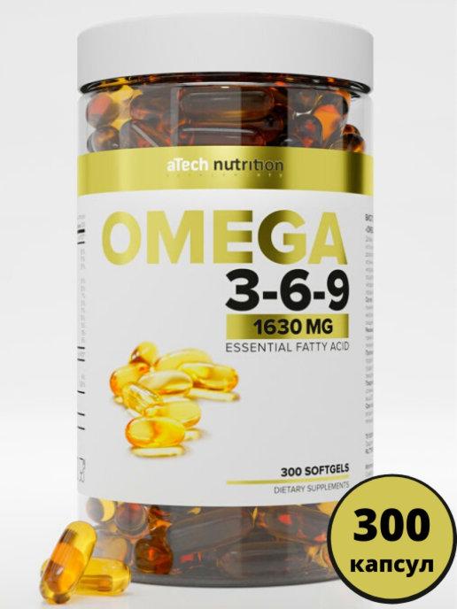 Atech nutrition Омега 3-6-9, капсулы, 300 шт. фото