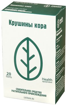 Крушины кора, сырье растительное-порошок, 1.5 г, 20 шт. фото