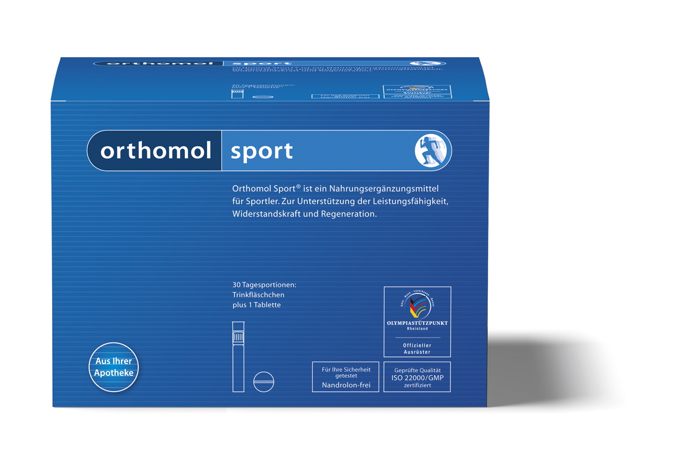 Orthomol Sport питьевые бутылочки и таблетки, 30 шт. фото