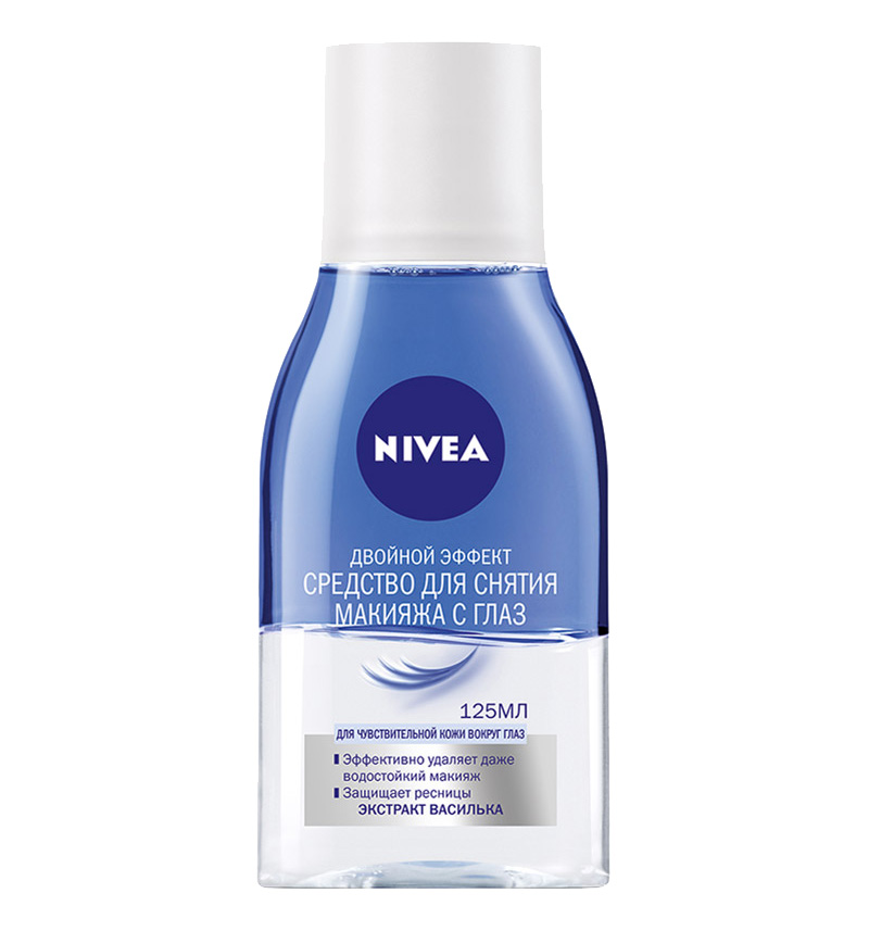 Nivea Средство для снятия макияжа с глаз Двойной эффект, 125 мл, 1 шт. фото