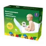Пелигрин Super Пеленки детские, 60 см х 90 см, 30 шт. фото