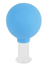 Банки вакуумные полимерно-стеклянные терапевтические, 2 шт, d = 33 мм фото 2