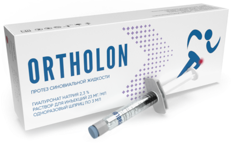 Ортолон, 2.3 %, протез синовиальной жидкости, 3 мл, 1 шт. фото