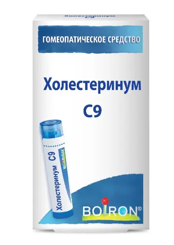 Холестеринум C9, гранулы гомеопатические, 4 г, 1 шт. фото
