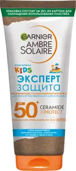 Garnier Ambre Solaire Молочко детское солнцезащитное Эксперт защита spf50+, молочко солнцезащитное, 150 мл, 1 шт. фото