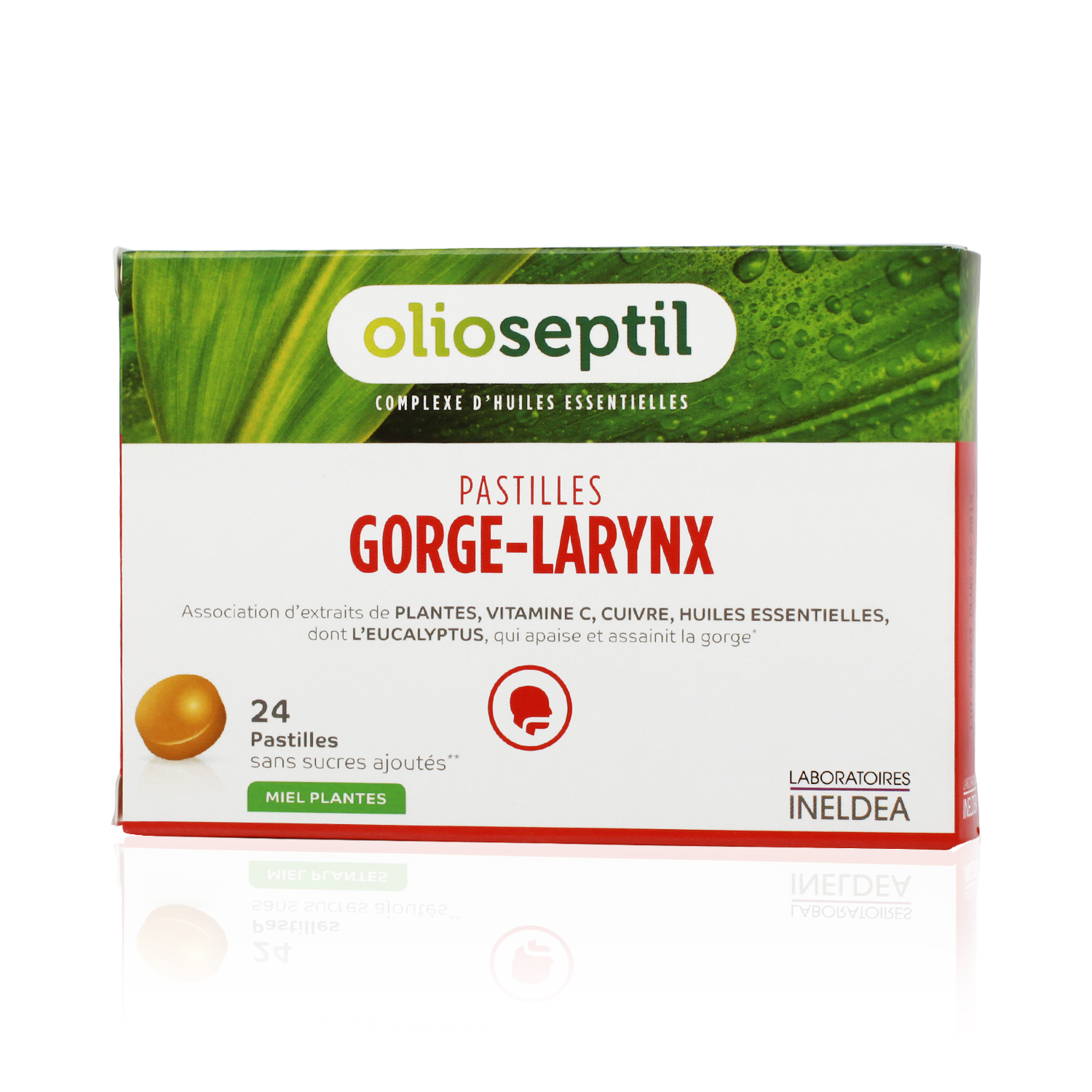 Olioseptil Gorge-larynx пастилки для горла, пастилки для рассасывания, 24 шт, медовый фото