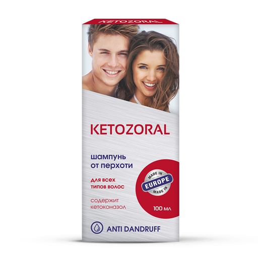 Кетозорал Шампунь от перхоти, шампунь, 100 мл, 1 шт. фото