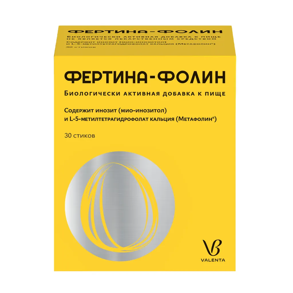 Фертина-фолин, порошок для приготовления раствора для приема внутрь, 30 шт. фото