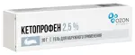 Кетопрофен, 2.5%, гель для наружного применения, 30 г, 1 шт. фото